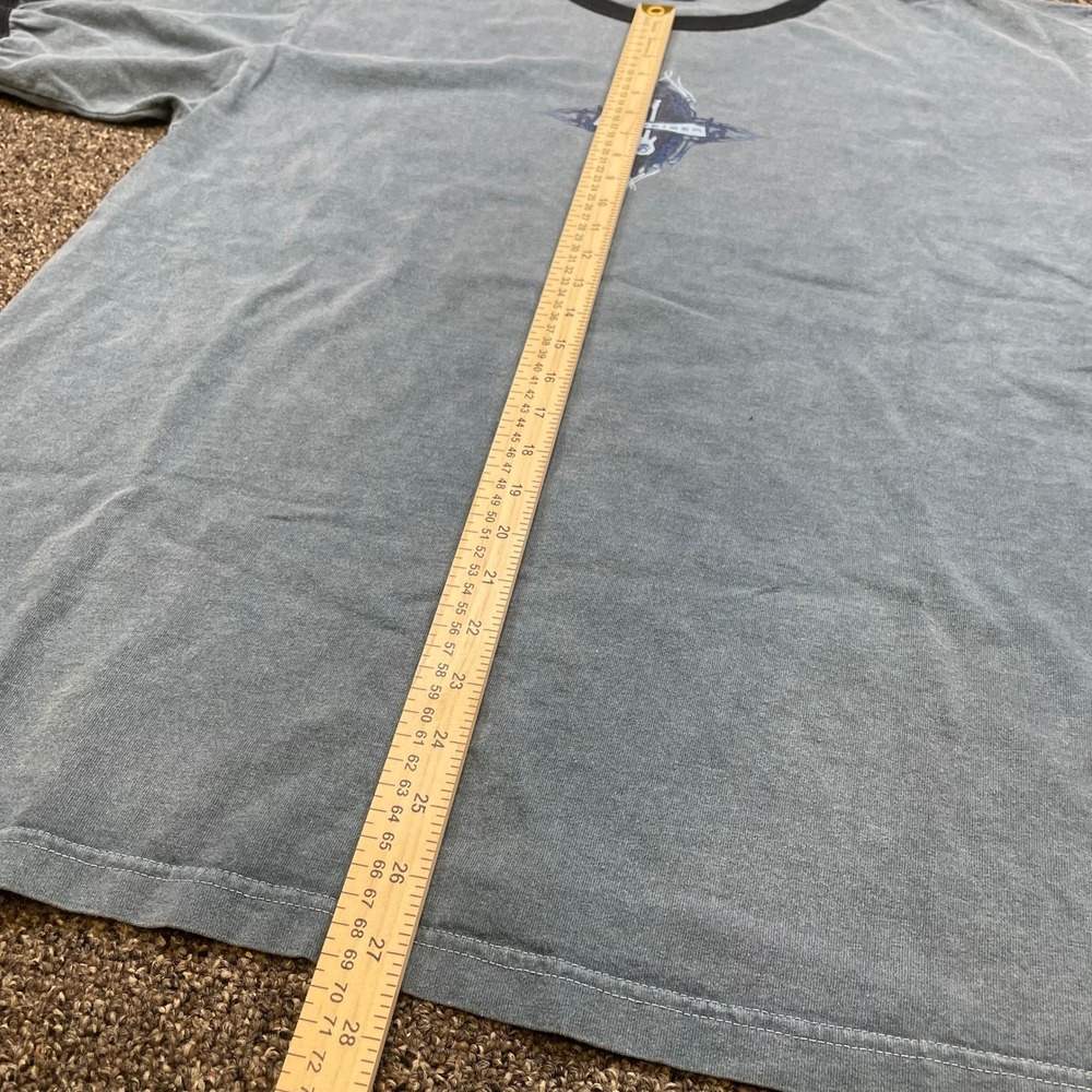 Budweiser Alternative Apparel Ringer T-Shirt XL Washed Grey Guitar Graphic Tee - Picture 4 of 6